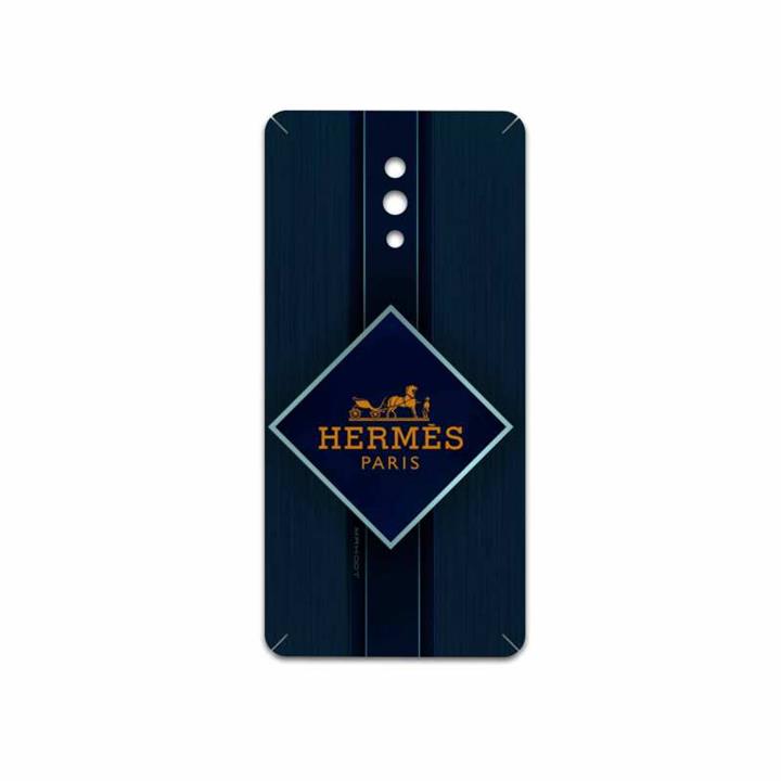 برچسب پوششی ماهوت مدل Hermes-Logo مناسب برای گوشی موبایل اپو RENO 10X MAHOOT Hermes-Logo Cover Sticker for Oppo RENO 10X